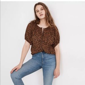 Madewell balloon sleeve top